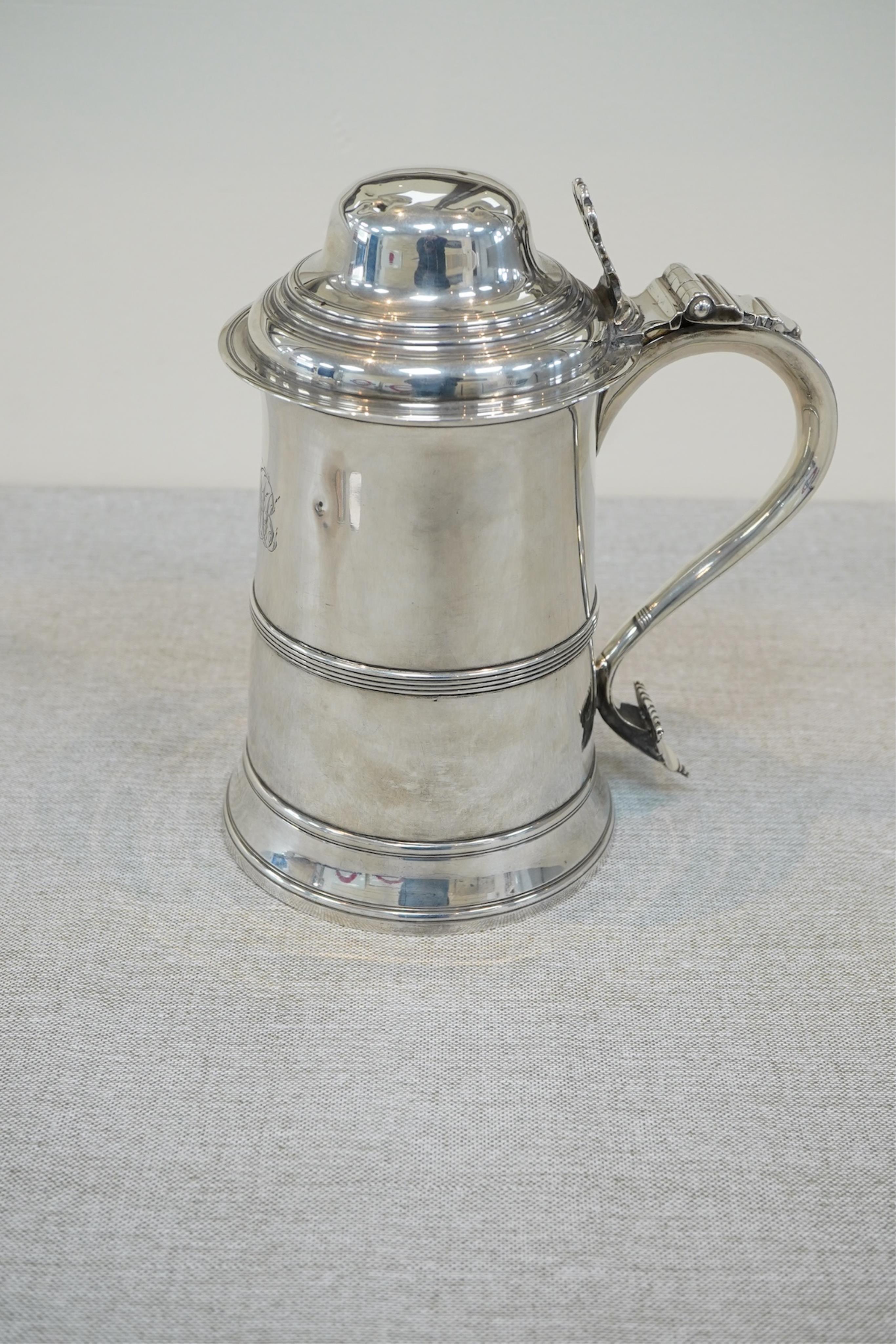 A George III silver tankard by Peter & William Bateman